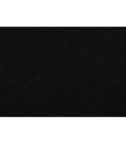 Poly Cotton Interlock Black
