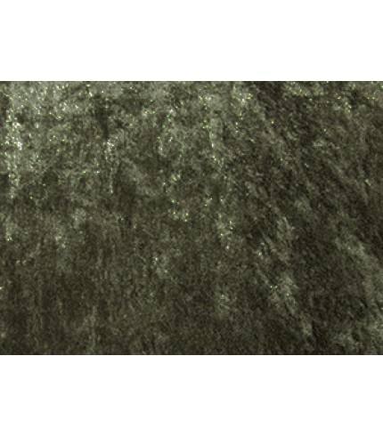 100% Poly Crushed Panne Olive