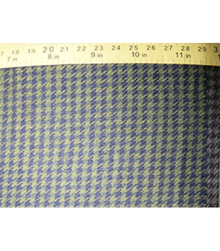 100% Cotton Flannel Plaid Black/Green