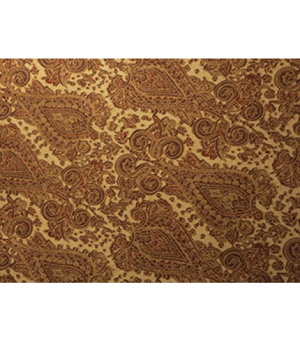 100% Poly Knit Print Brown