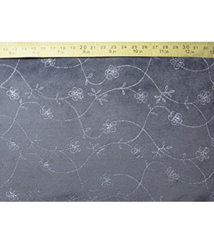 100% Poly Knit Print Gray