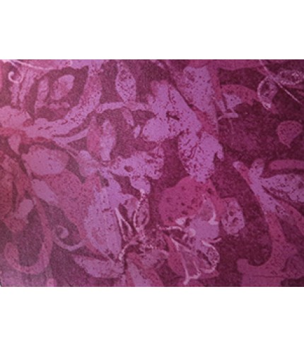 Nylon Spandex Lycra Flower Print Violet