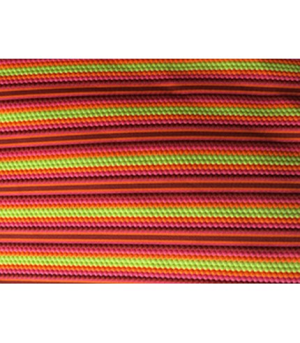 Nylon Spandex Lycra Stripe Yellow/Pink