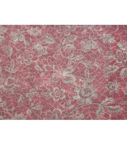 100% Cotton Shirting Flower Print Pink