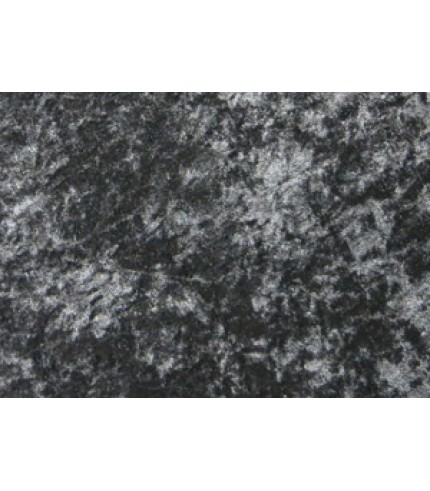 100% Poly Crushed Panne Black